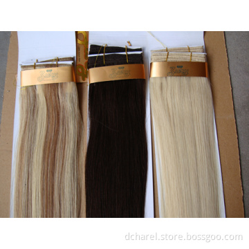 Double Drawn Natural Luxury Quality Weft/Curtain Hair Extension 18/20/22/24" (WHH--STW-003)